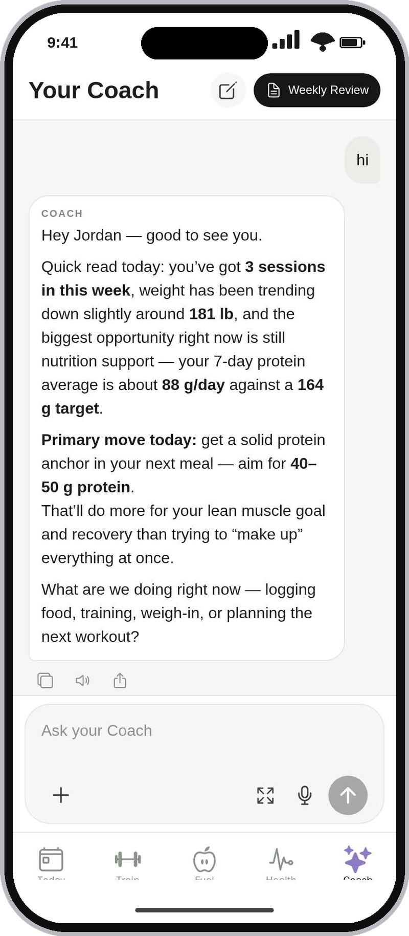 Built With Mettle — Your AI Coach