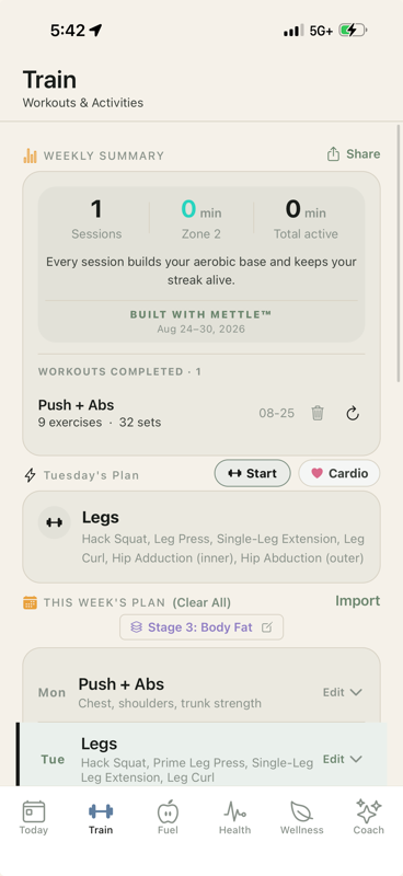 Built With Mettle — Train